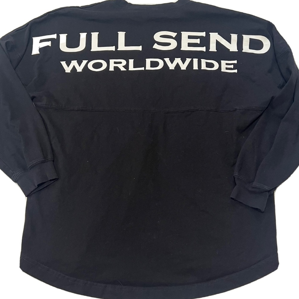Full Send Nelk Boys spirit jersey XS black long sleeve worldwide